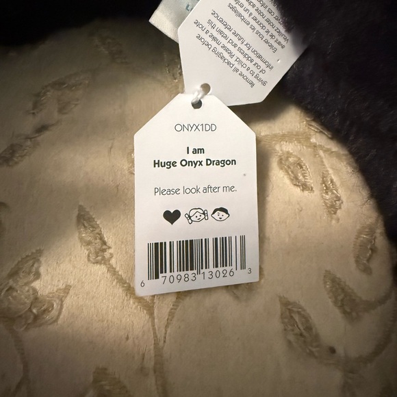 Jellycat Huge Onyx Dragon - Picture 2 of 4